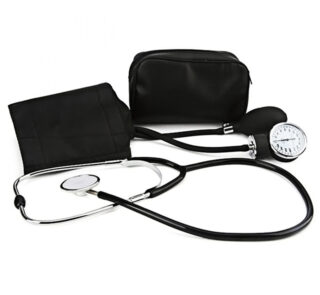 Aneroid Blood Pressure Cuff Set Sphygmomanometer with Stethoscope Kit 1